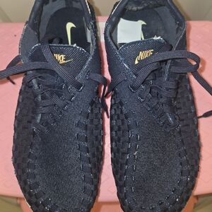 Womens Nike Air Footscape Woven, navy blue/denim